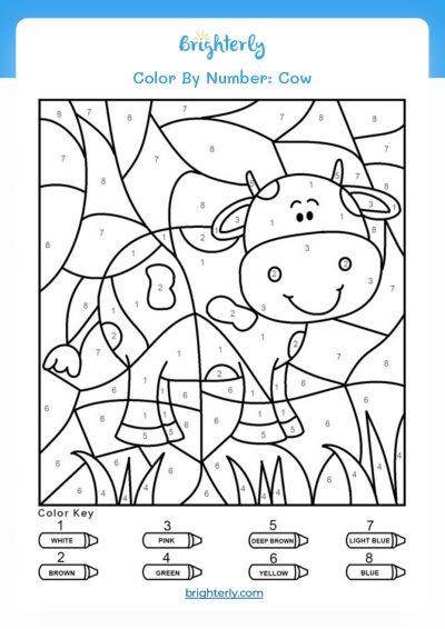 Coloring Numbers Worksheet