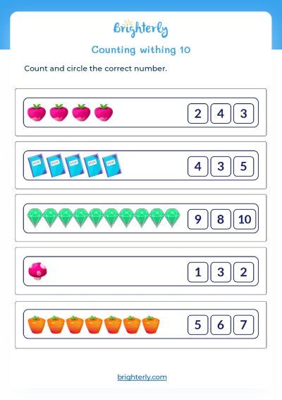 Free Printable Number Worksheets For Kindergarten