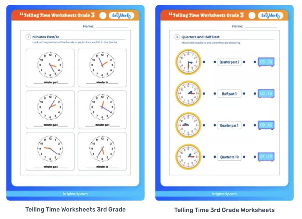 Telling-Time-Worksheets-Grade-3-Worksheets