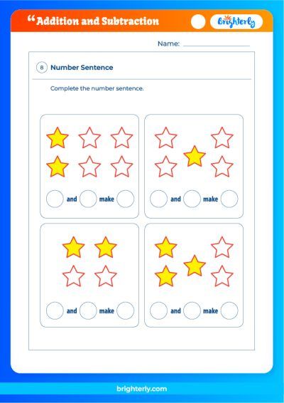 Addition Subtraction Worksheets