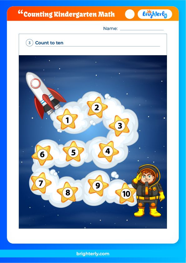 Free Printable Counting Kindergarten Math Worksheets [PDFs] Brighterly