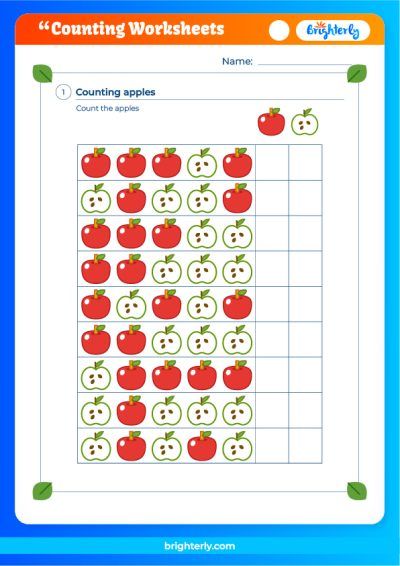 Printable Counting Worksheets