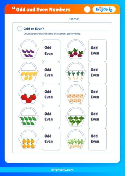 Add And Even Numbers Worksheet