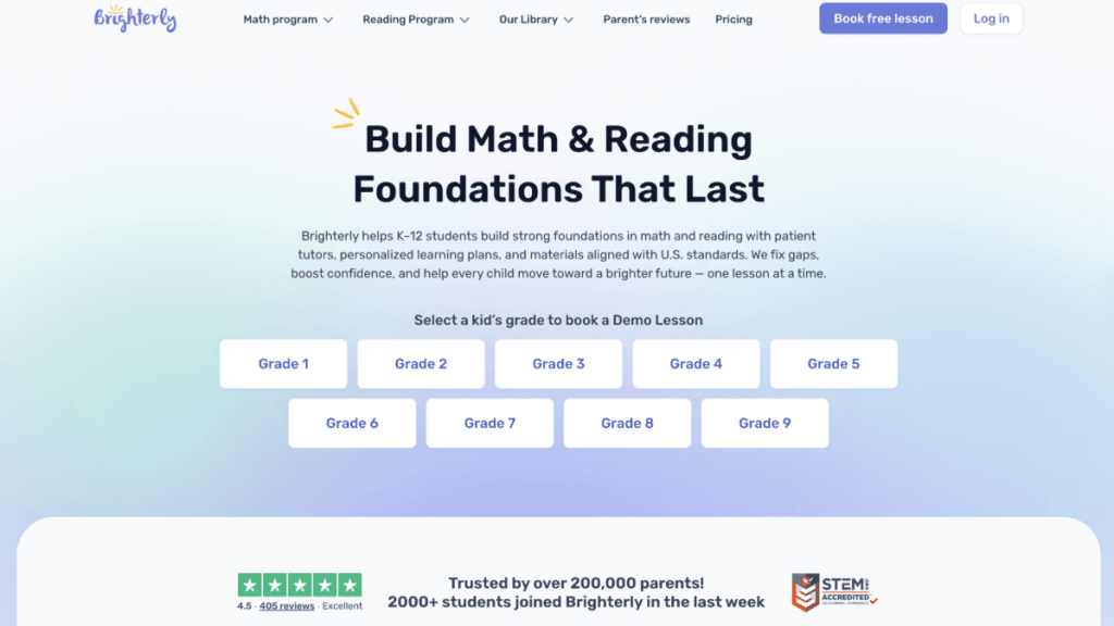 Brighterly math project-based learning