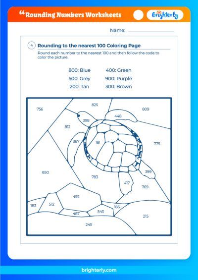 Rounding To The Nearest Whole Number Worksheet