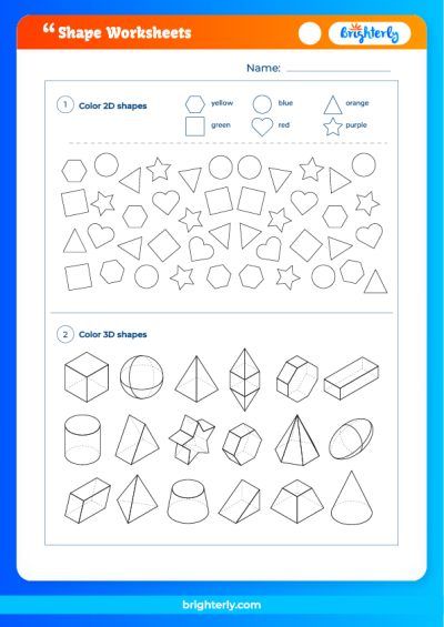 Shape Worksheet