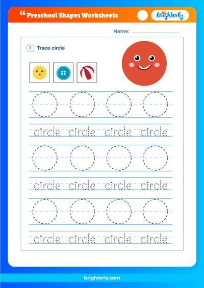 Preschool Shape Worksheets