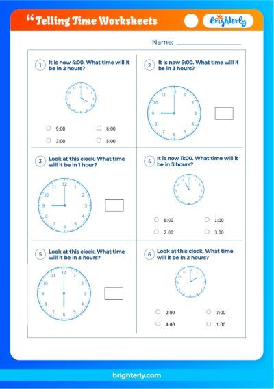 Time Worksheet