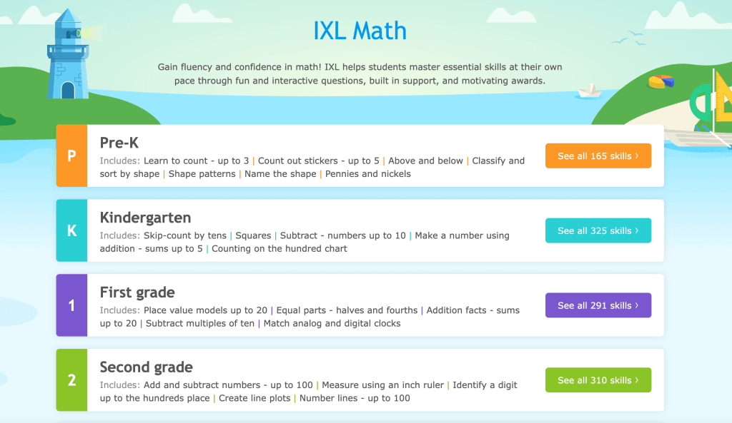 #3. IXL online math summer programs