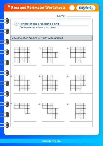 Area Perimeter Worksheets