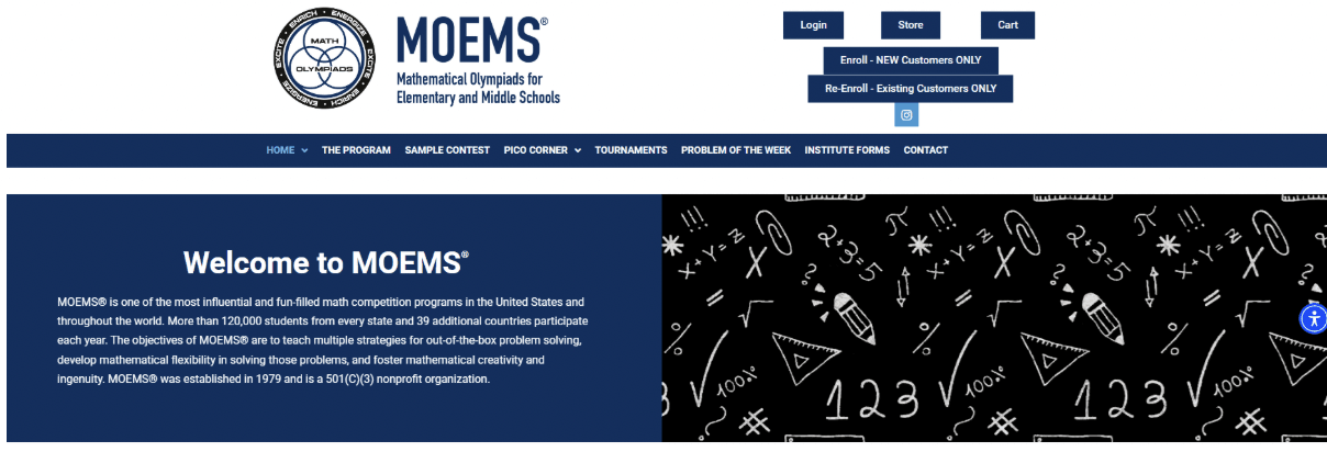 MOEMS (Math Olympiads for Elementary and Middle Schools)