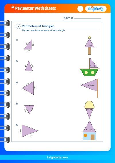 Measure Perimeter Worksheets