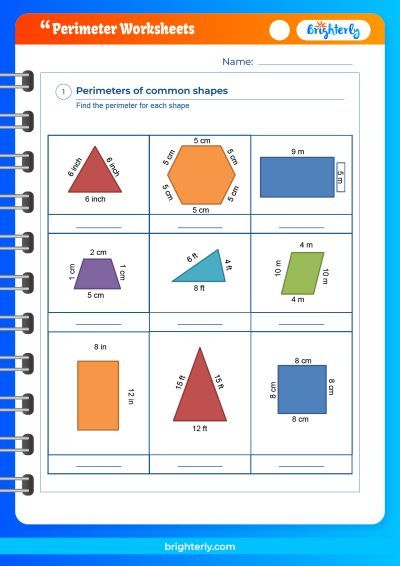 Easy Perimeter Worksheets