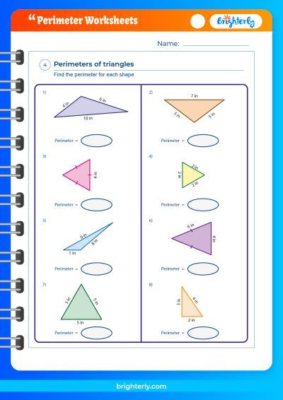 Perimeter Word Problems Worksheets