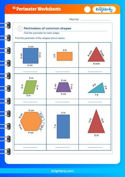 Perimeter Word Problems Worksheet