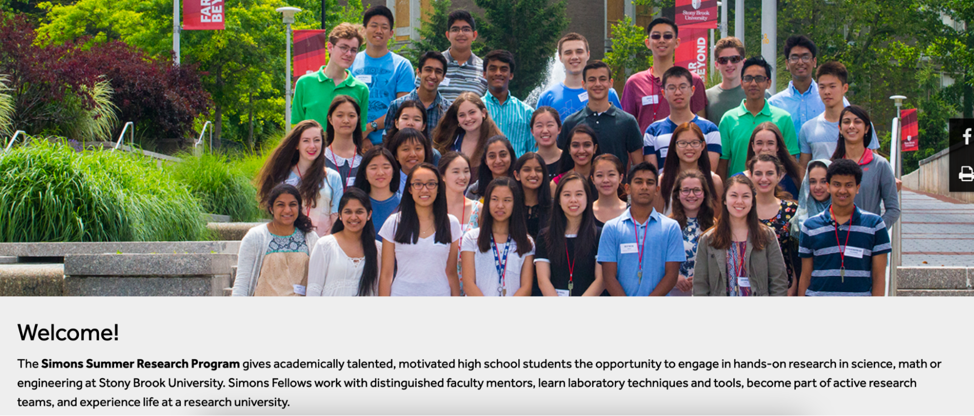 Simons Summer Research Program