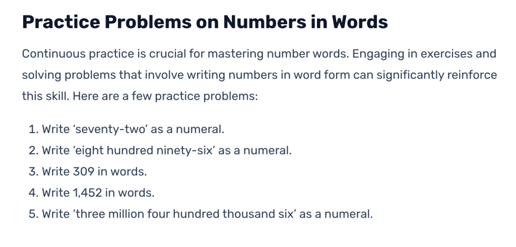 Number 12 worksheet: Tests