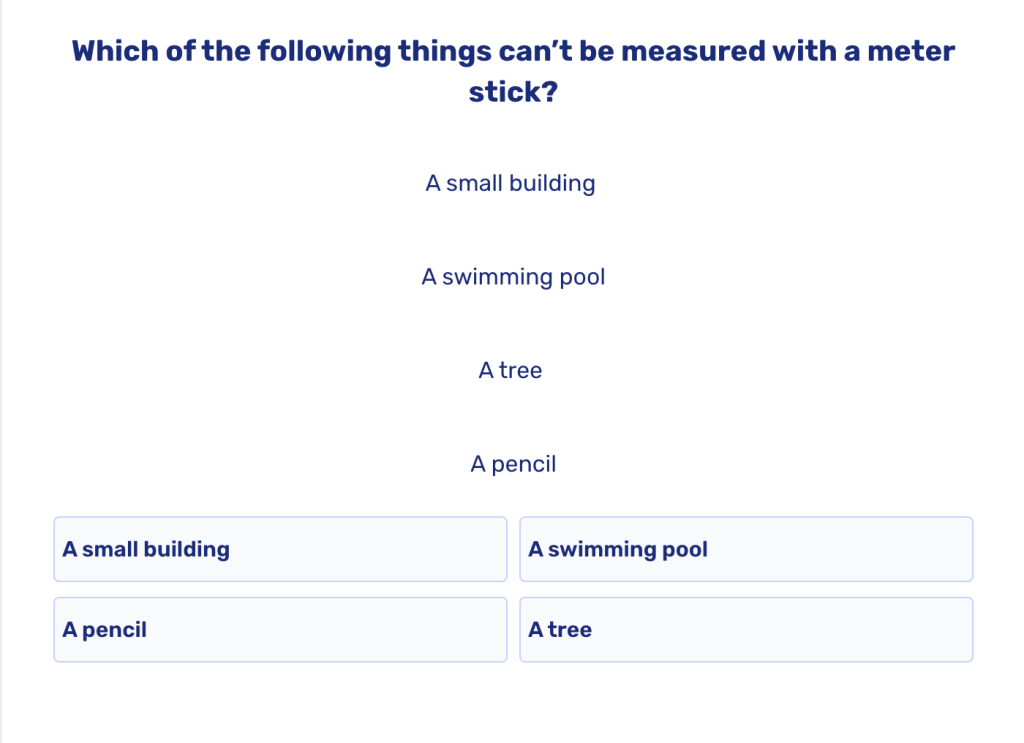 Tape measure worksheet: Practice