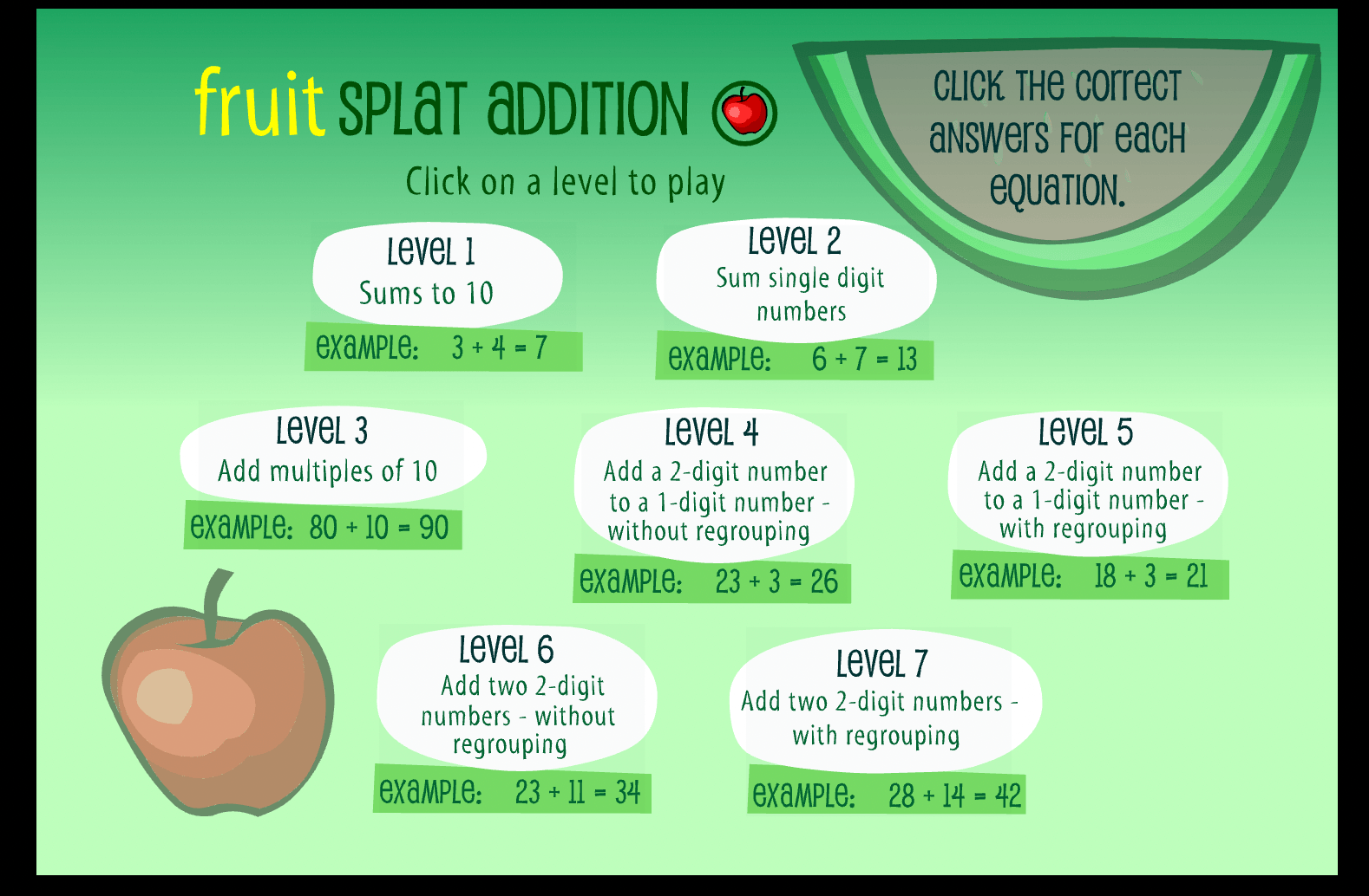 4. Fruit Splat Addition