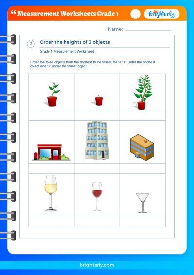 First Grade Measurement Worksheets