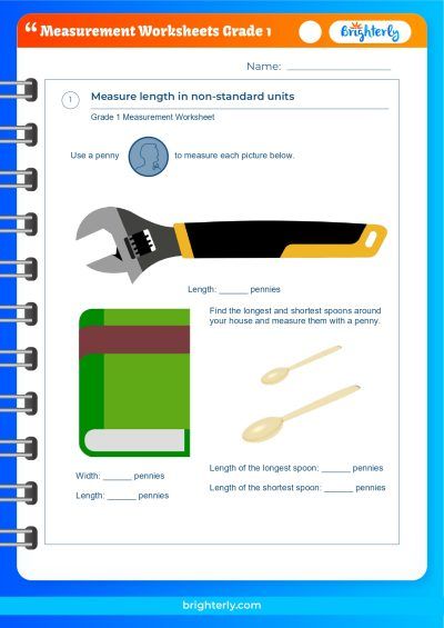 Measuring Worksheets Grade 1