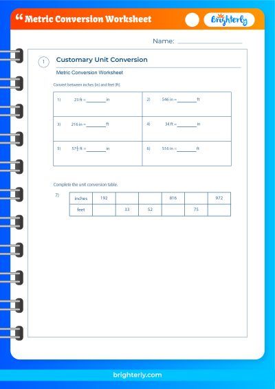 Unit Conversion Practice Worksheet