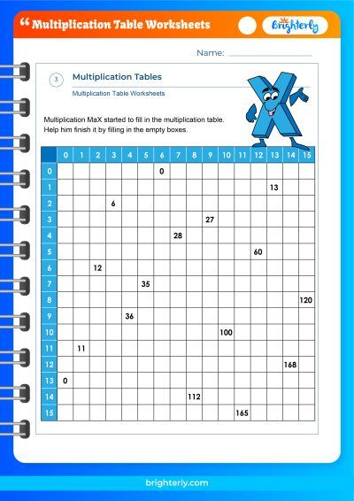 Printable Times Tables Worksheets