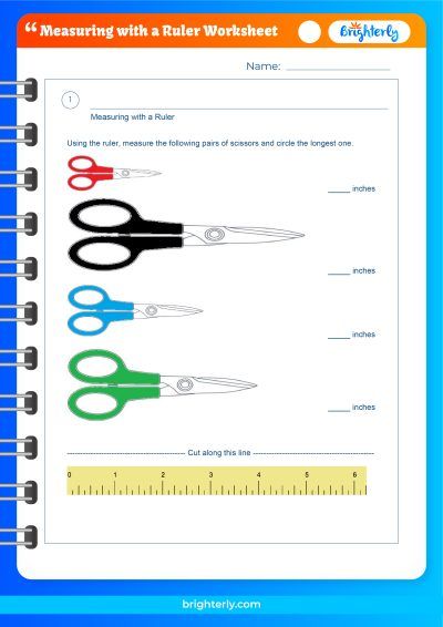 Measuring With Ruler Worksheets