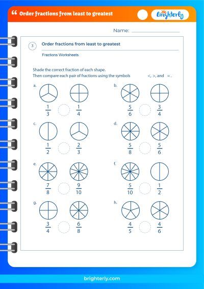 Order Of Operations Fractions Worksheet