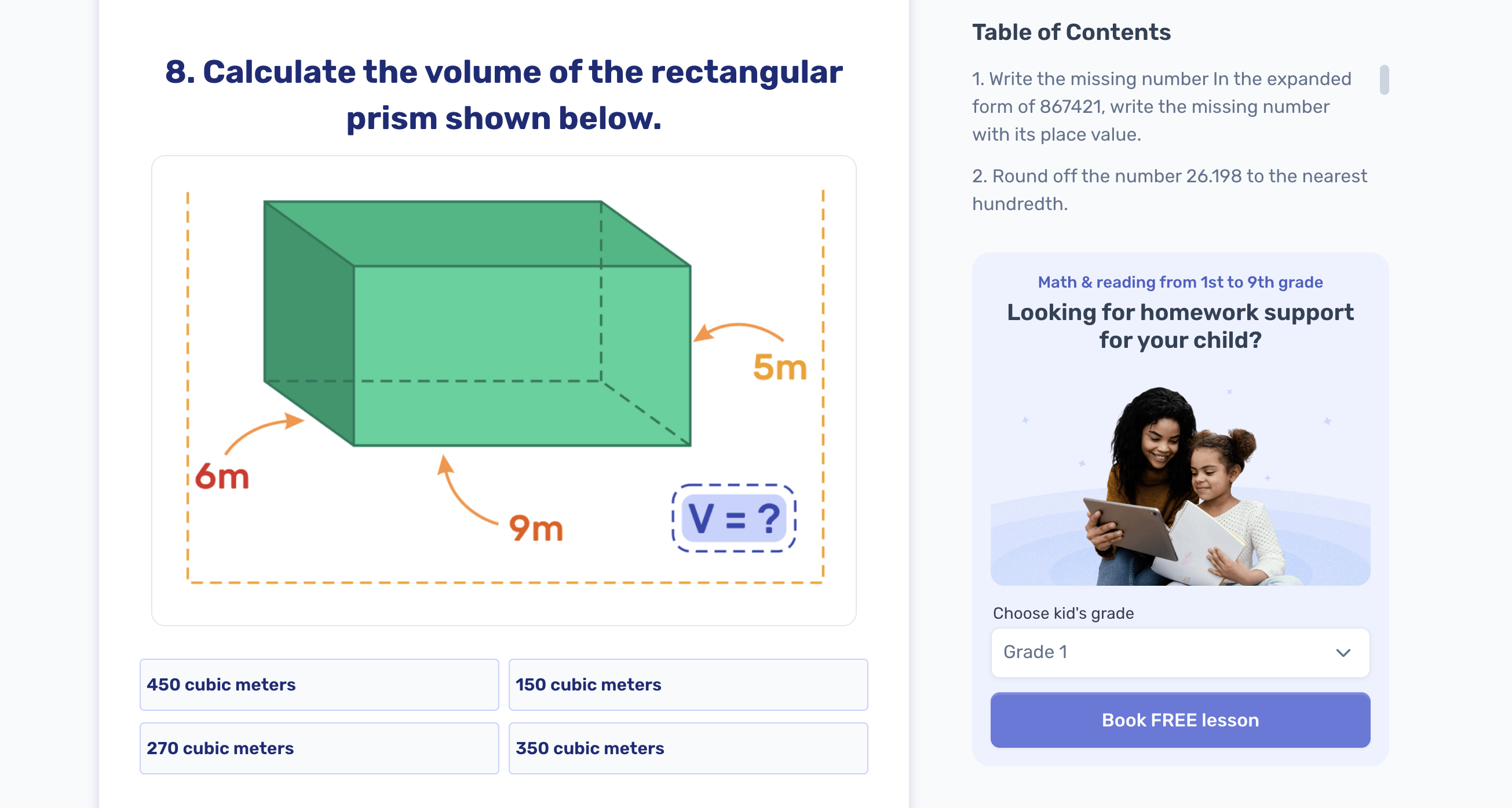 Area of triangles worksheet: Test and practice