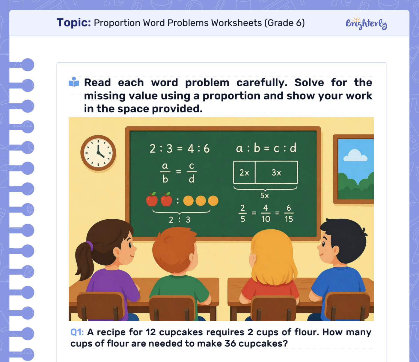 Worksheet examples by Brighterly