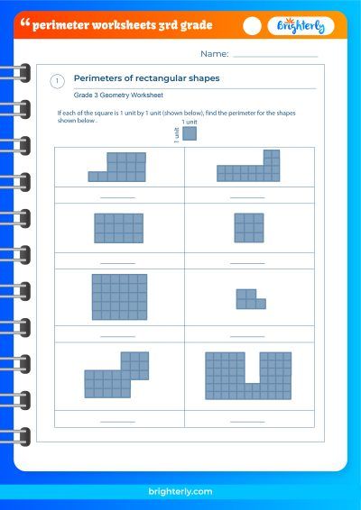 Perimeter Worksheets For 3rd Grade