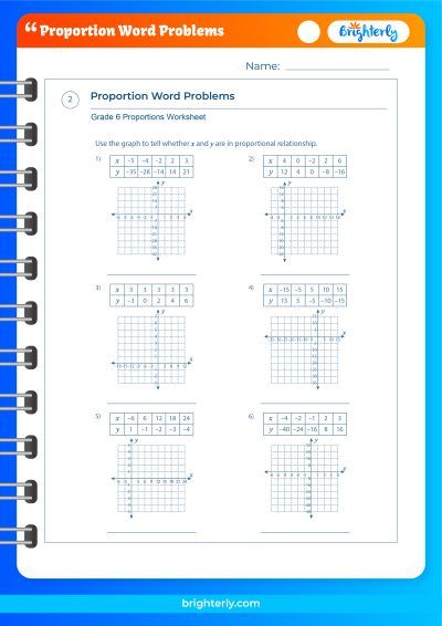 Proportions Worksheet Word Problems