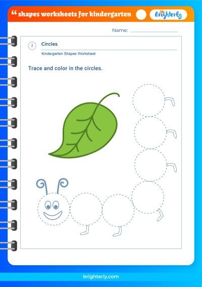 Shapes Worksheet Kindergarten