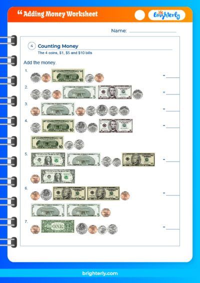 Adding Money Worksheets 2Nd Grade