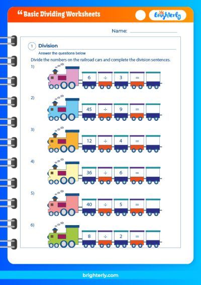 Basic Division Worksheet