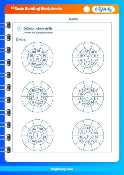 Easy Division Worksheet