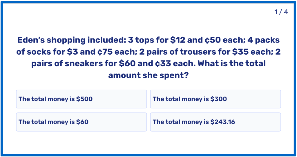 Money worksheets grade 3: Practice