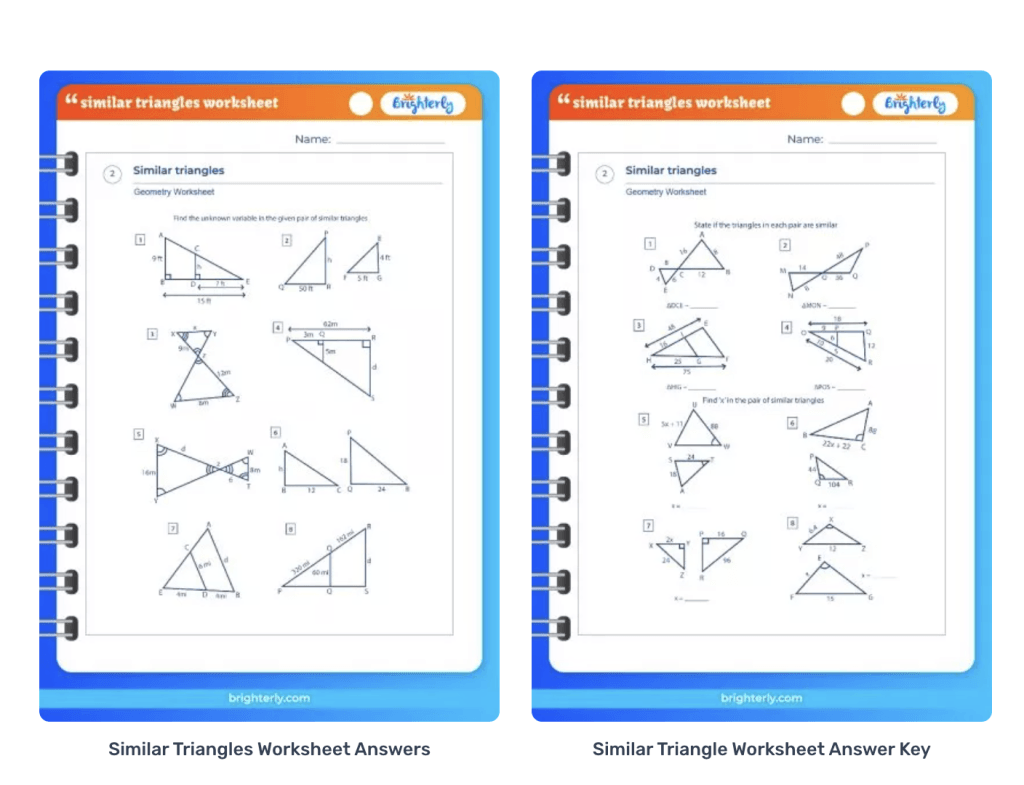 Similar-Triangles-Worksheets