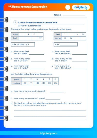 Converting Liquid Measurements Worksheets