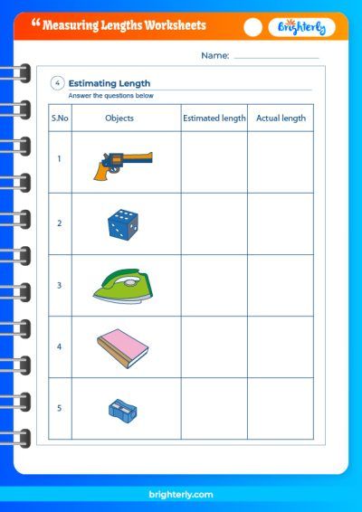 Measuring Length Worksheet