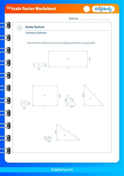 Scale Factor Practice Worksheet