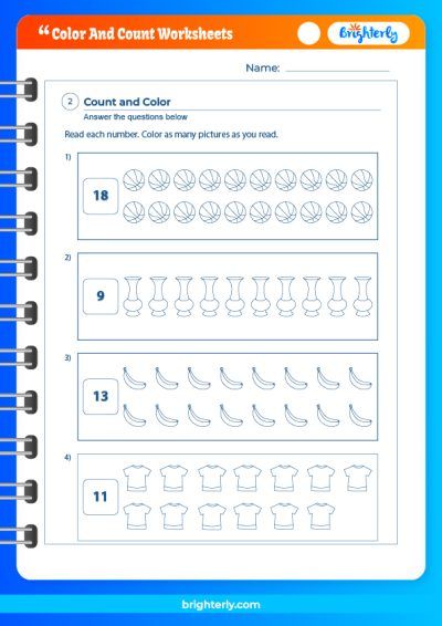 Count and Color Worksheet