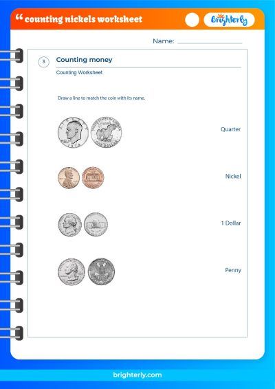 Count Nickels Worksheet