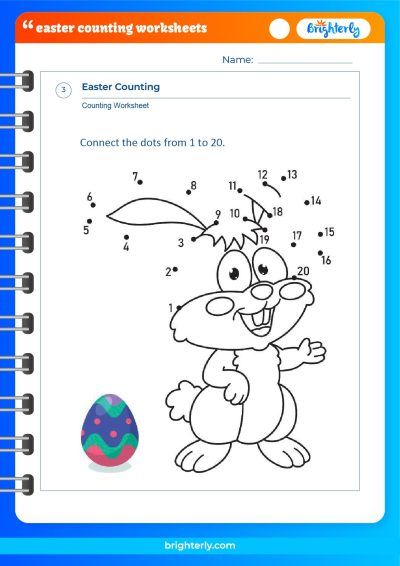 Count the Easter Eggs Worksheet