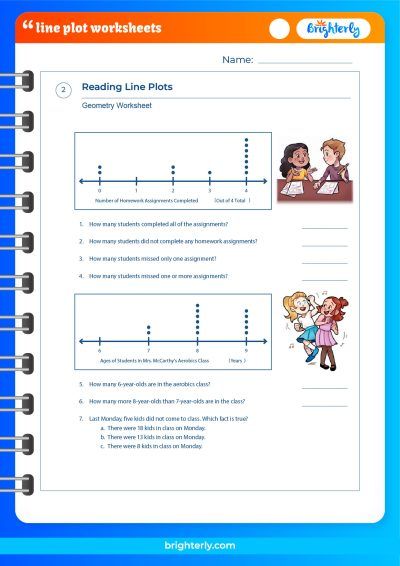 Line Plots Worksheets Pdf