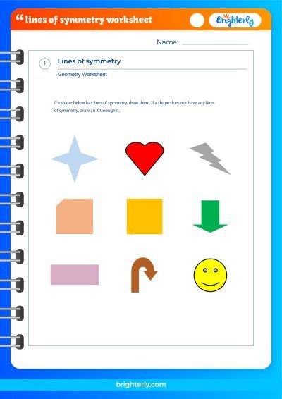 Lines Of Symmetry Worksheet Pdf