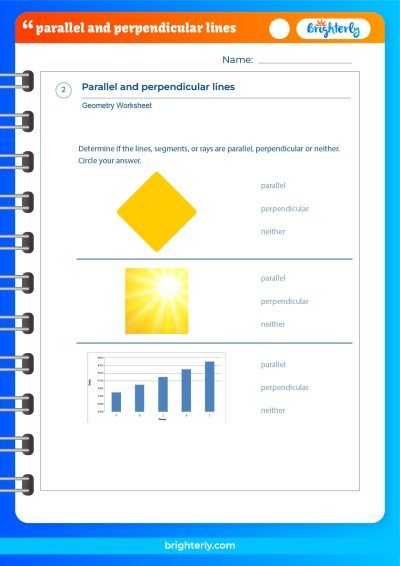 Parallel And Perpendicular Lines Worksheet With Answers Pdf