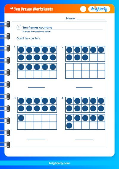 Ten Frame Worksheets Free Printables