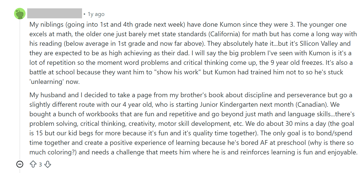 Kumon Reviews